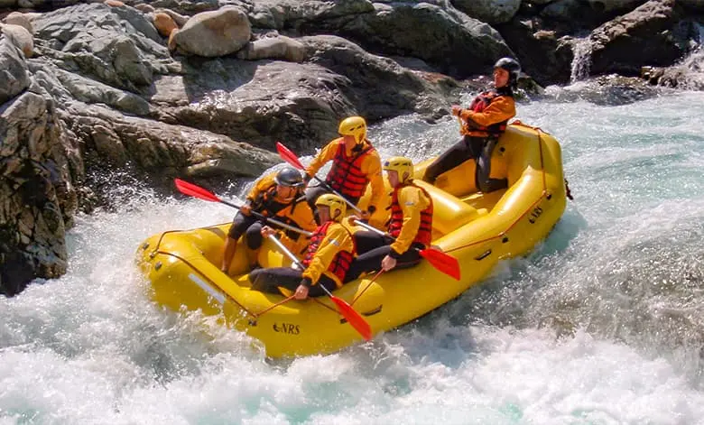 Rafting on the Urubamba River