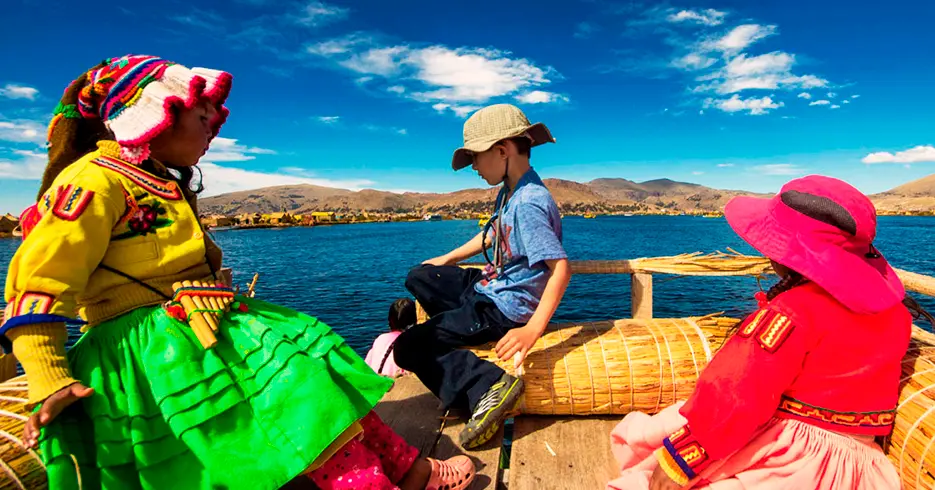 best places to travel in peru with children puno and titicaca lake