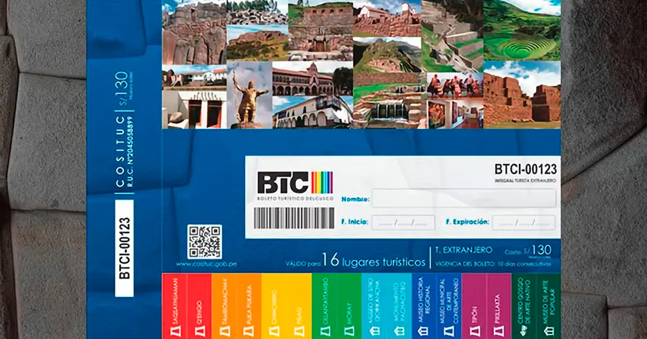 General ticket to visit Cusco's archaeological sites, museums, and art centers.