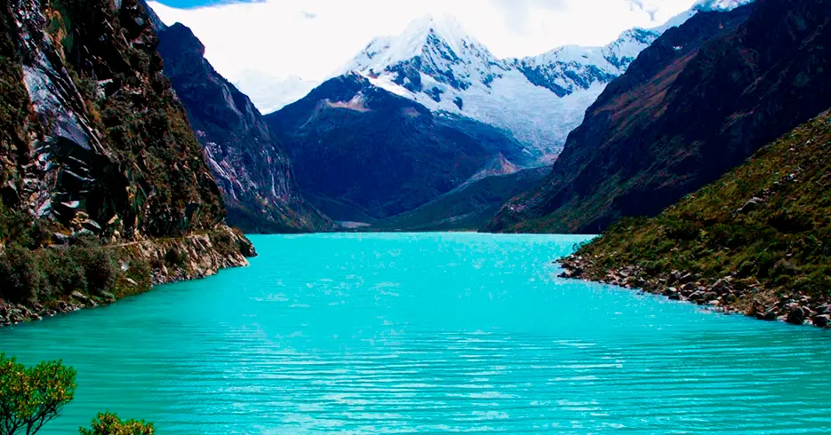 Paron lagoon in Huaraz Peru