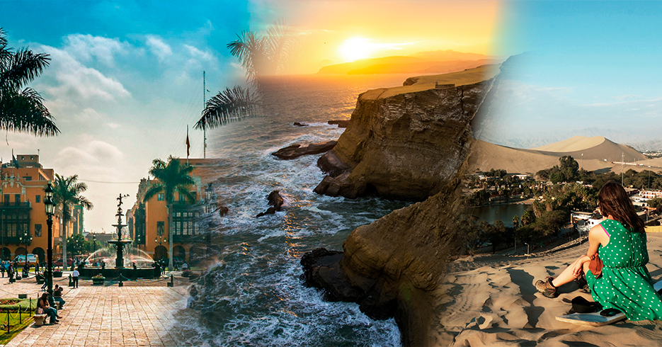 destinations on the coast, lima, paracas and huacachina