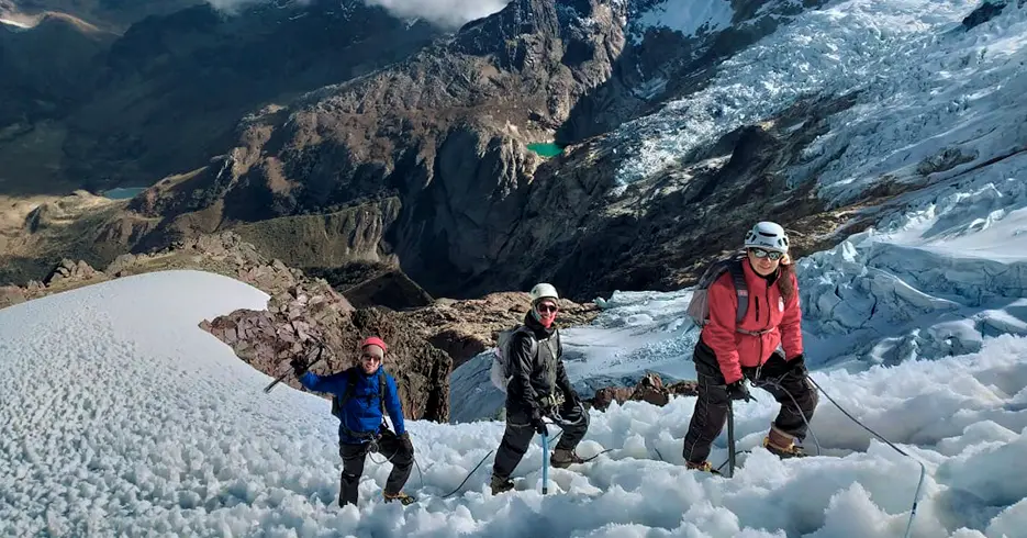 Ascent to Nevado Mateo in Huaraz, Peru