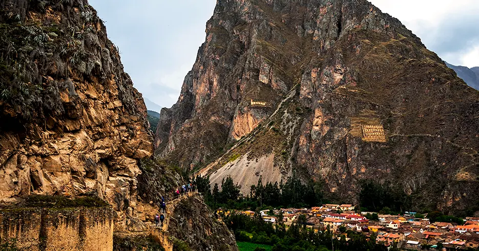 ollantaytambo in the sacred valley of the Incas, included in the Cusco tourist ticket