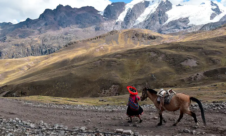 Rainbow Mountain in Peru