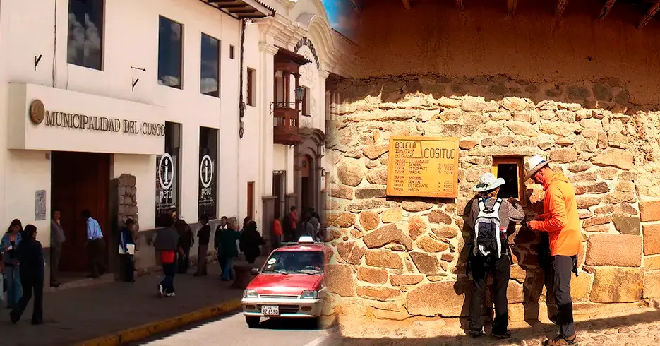 purchase of Cusco tourist tickets, points and times