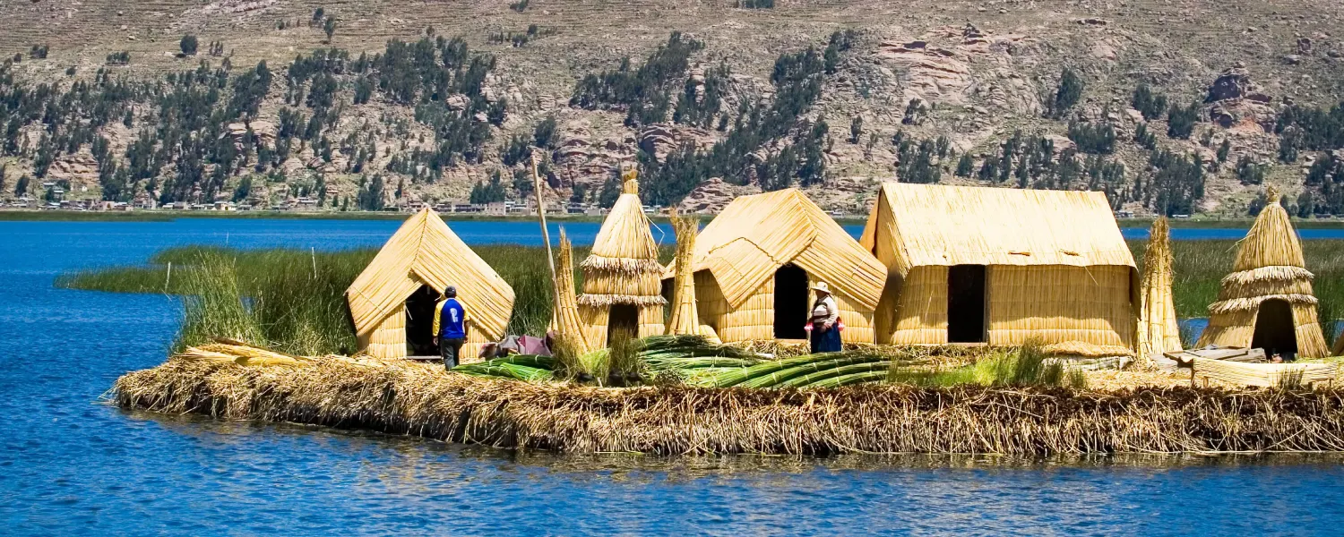 Floating islands of lake titicaca
