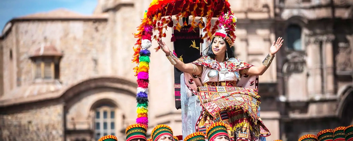 Ñusta during the Inti Raymi ceremony.