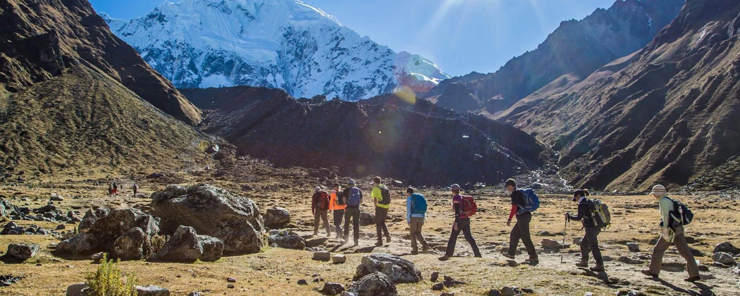 hike to Machupicchu along the Salkantay trail