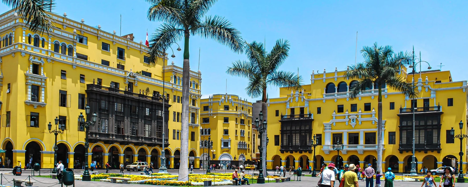 Lima's main square, in the city's historic center.