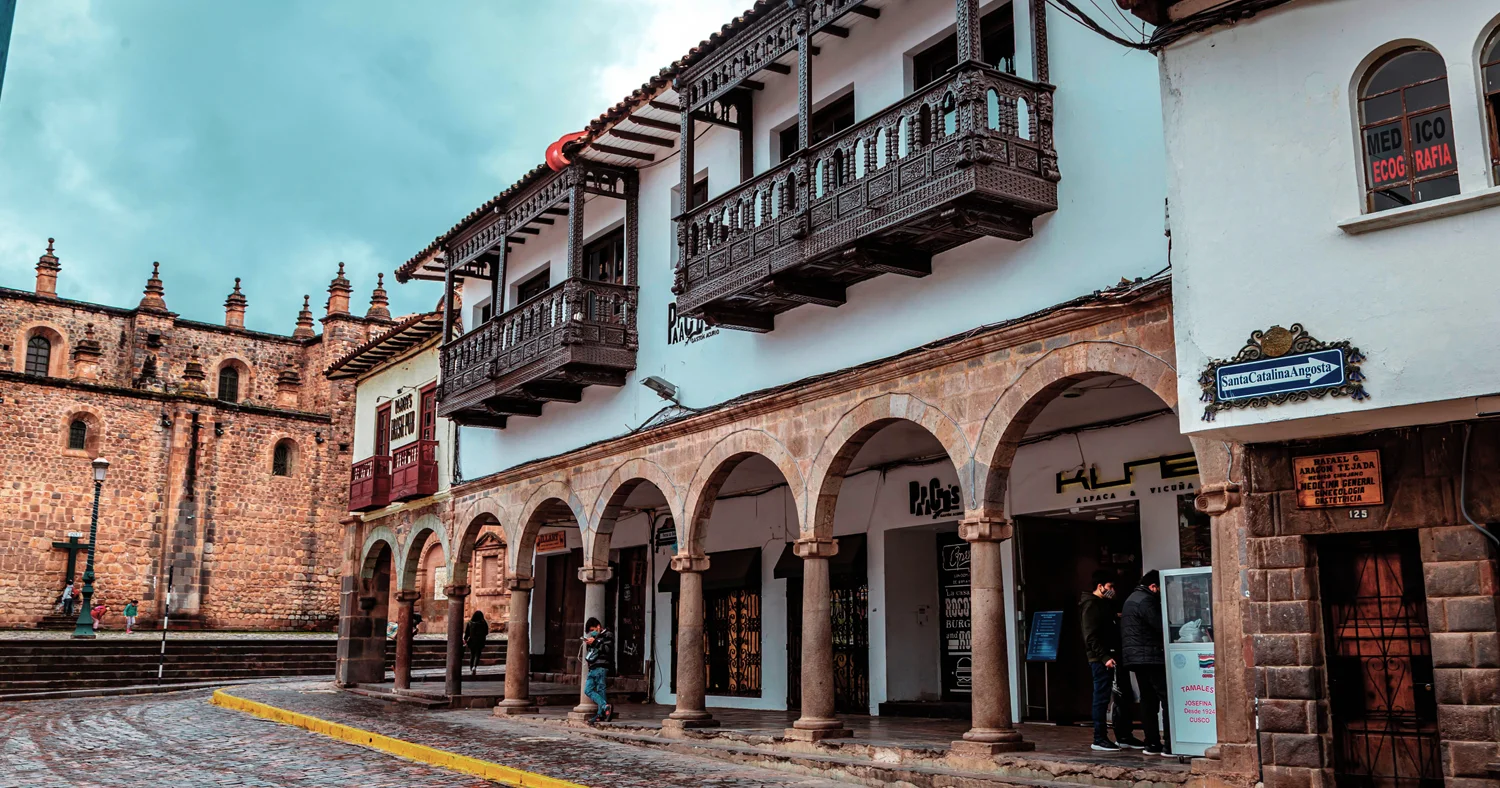 Colonial Architecture in Cusco Historic Center