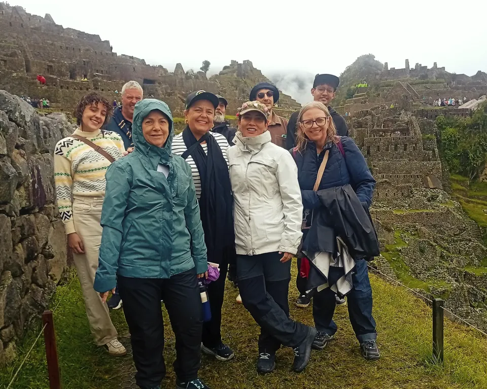 Our passengers at Machu Picchu Our passengers at Machu Picchu