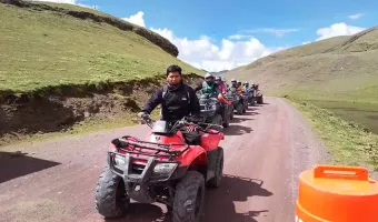 Rainbow mountain ATV tour cusco