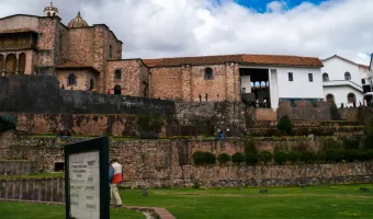 Stunning view of ancient Inca architecture during city tour in Cusco.