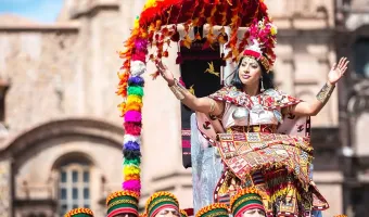 Ñusta during the Inti Raymi ceremony.