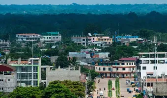 Vibrant view of Puerto Maldonado.