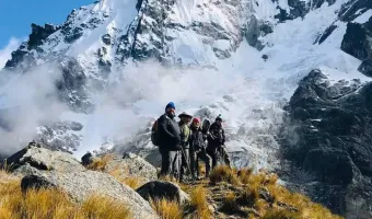 A point near the Salcantay Pass, starting from Soraypampa.