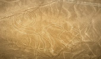 View of the mysterious ancient Nazca Lines