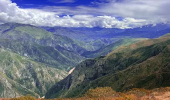 Chonta canyon landscape Peru
