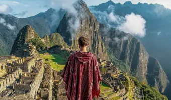 Panoramic view of the historical Machu Picchu citadel booked through PGT.