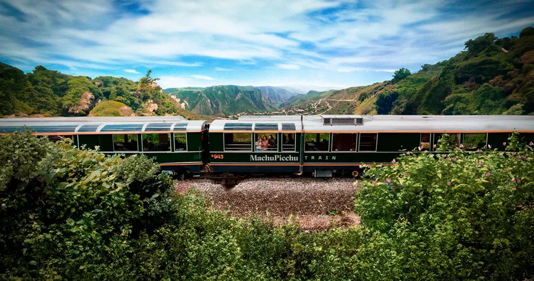 360 train from Cusco to Machu Picchu​ Inca Rail
