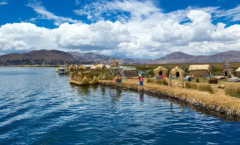 The Floating Island of the Uros